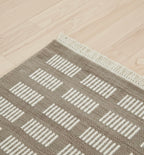 Minimalist Earth-Tone Accent Handknotted Rugs