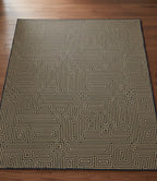 Charcoal Labyrinth HandTufted Rugs