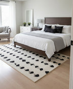 Monochrome Pebble Ivory HandTufted Rugs
