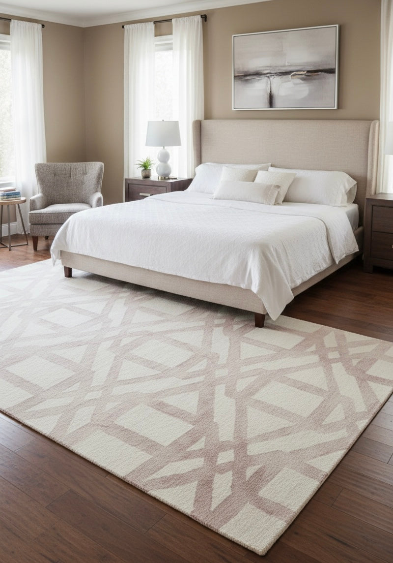 Watercolor Geometric Handtufted Rugs