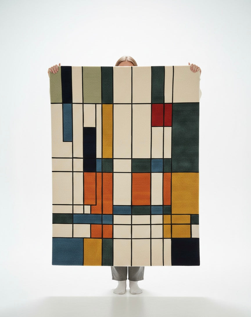 The Gridlock Handtufted Rugs