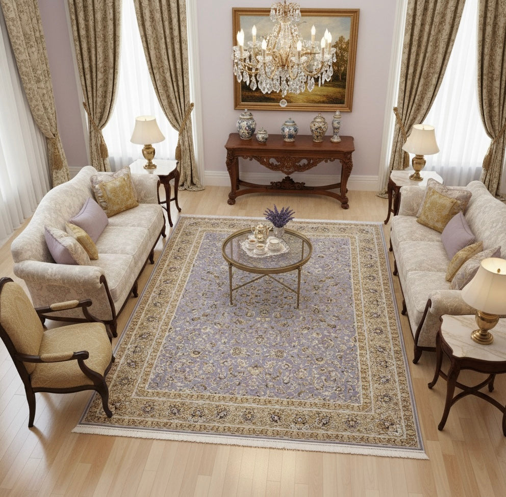 Lavender Silk Irani Rugs
