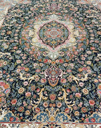 Dilkash Surmayi Naqsh Irani Rugs