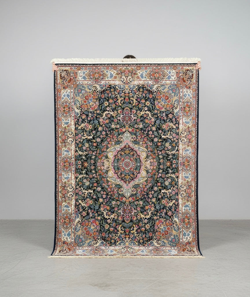 Dilkash Surmayi Naqsh Irani Rugs