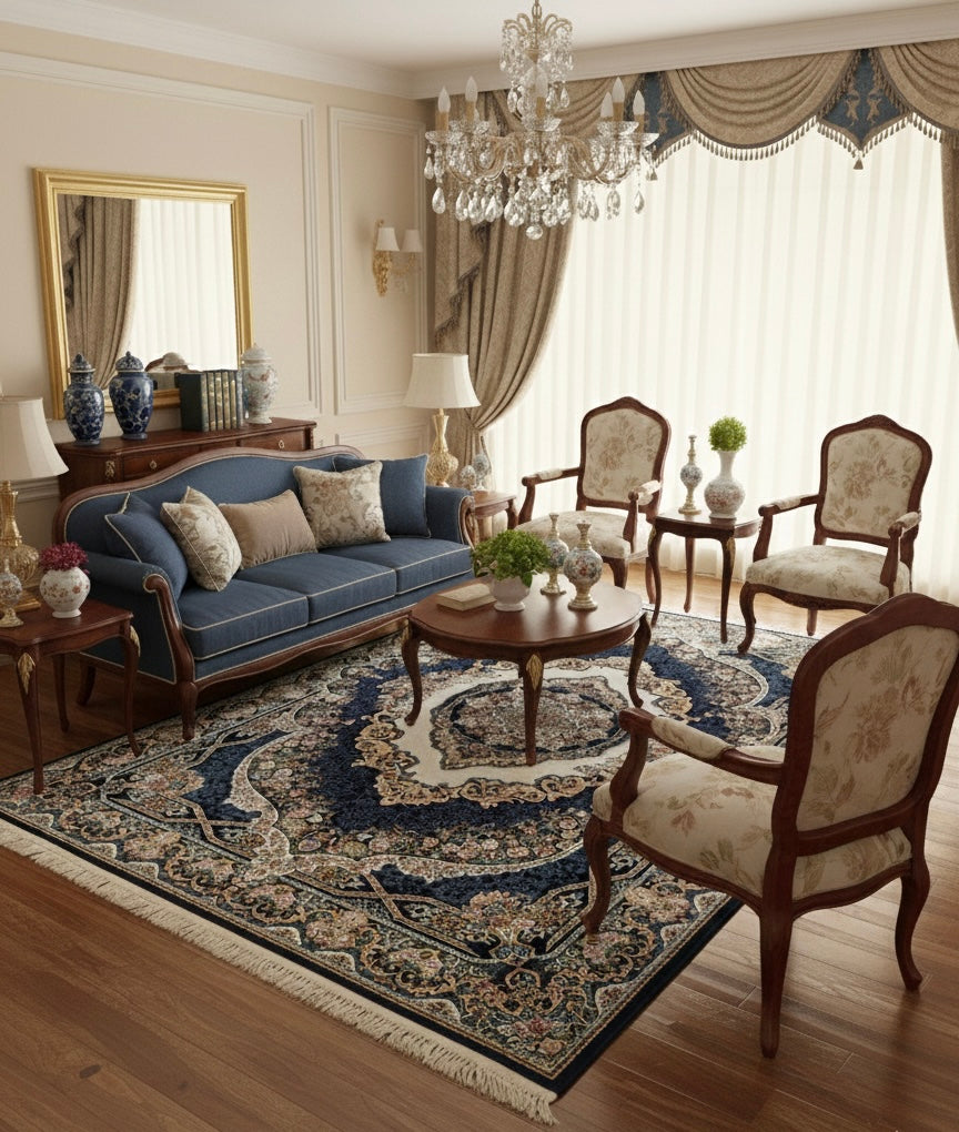Midnight Blue Imperial Irani Rugs