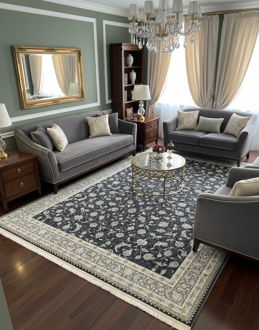 Monochrome Elegance Irani Rugs