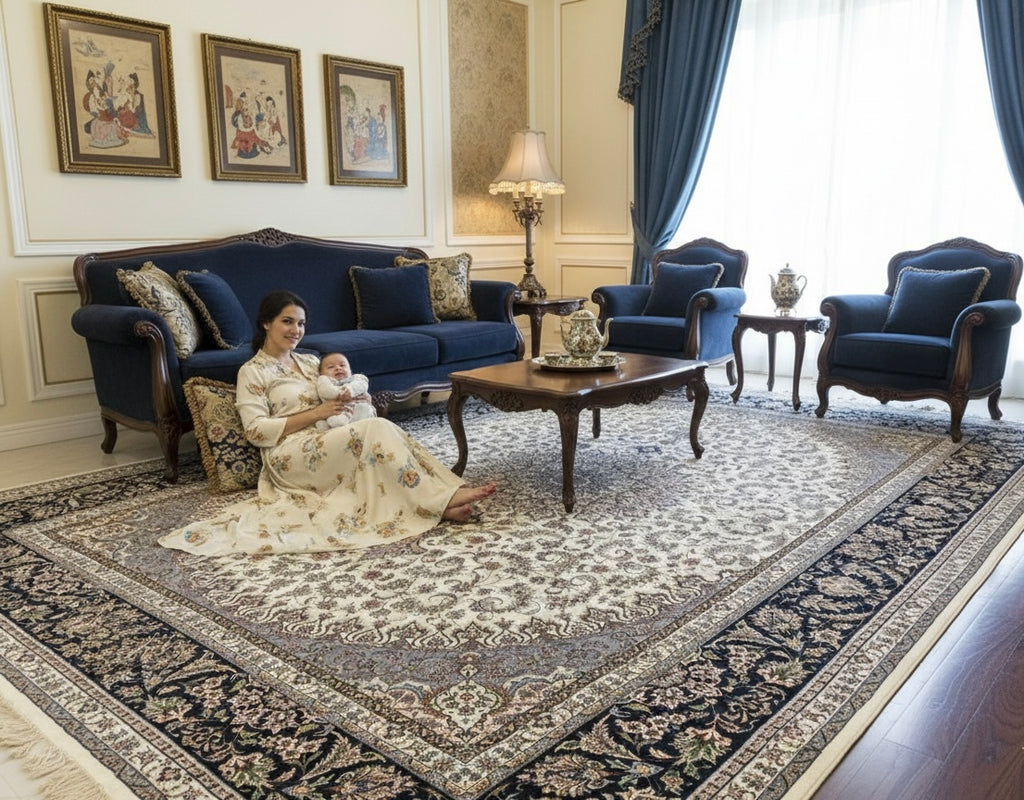 Aqsa Vintage Irani Rugs