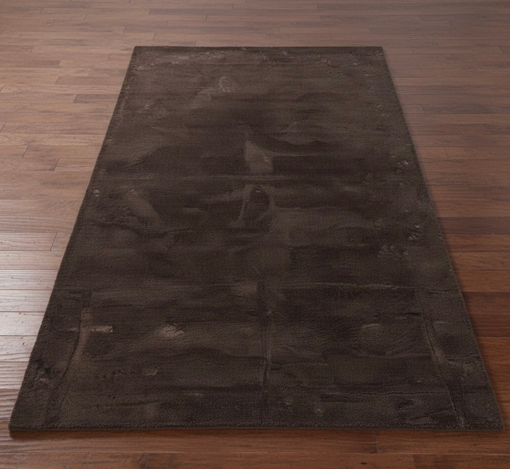 Dark Chocolate Super Soft Rabbit Fur
