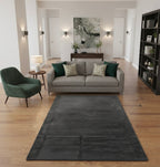 Charcoal Grey Super Soft Rabbit Fur
