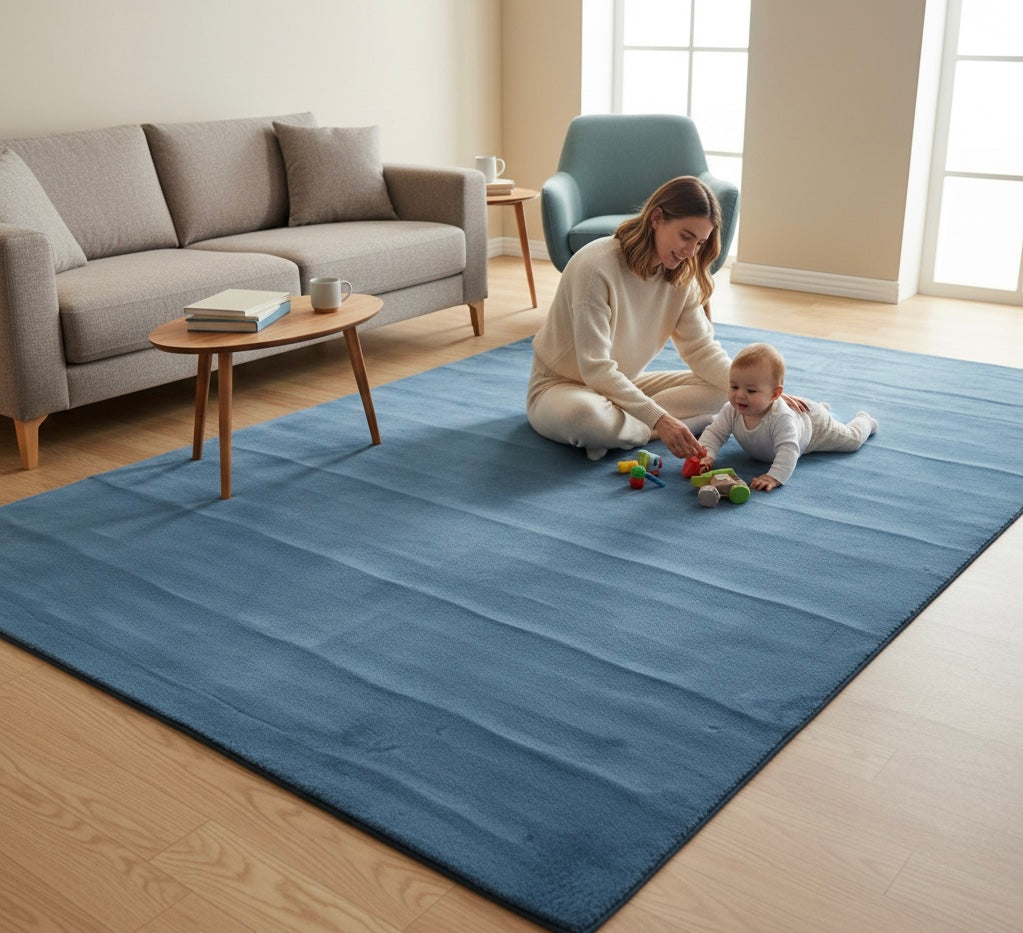 Oceanic Blue Super Soft Rabbit Fur