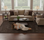 Dark Chocolate Super Soft Rabbit Fur