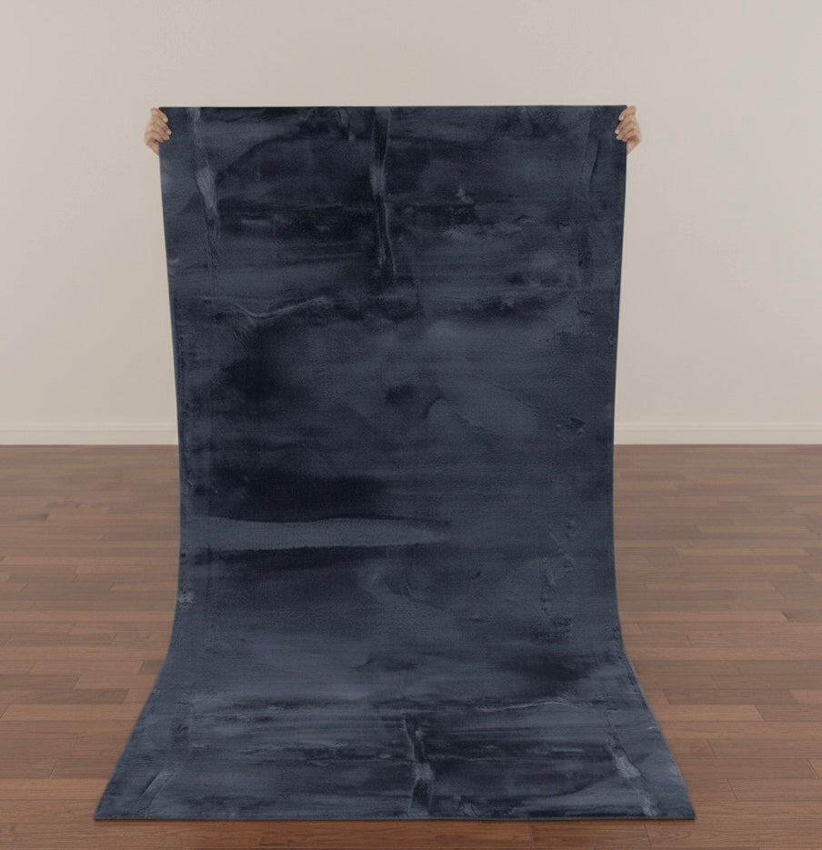 Storm Grey Super Soft Rabbit Fur