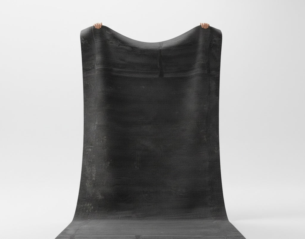 Charcoal Grey Super Soft Rabbit Fur