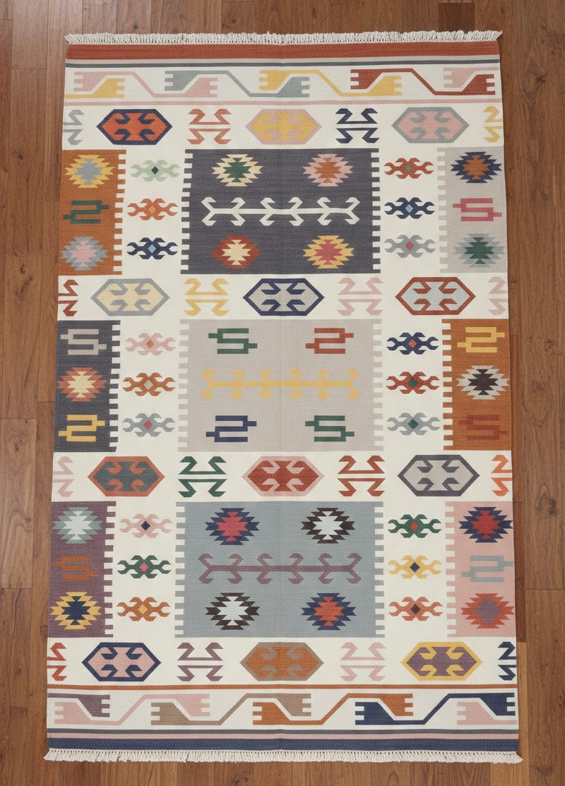 Earth & Pastel Kilim Rugs
