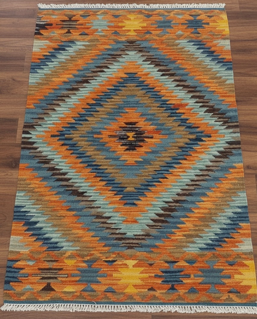 The Mesa Diamond Kilim Rug