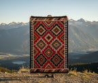 Geometric Tribal Kilim Rug
