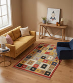 Modern Kilim Block Rug