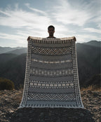 The Geometric Nomad Dhurrie