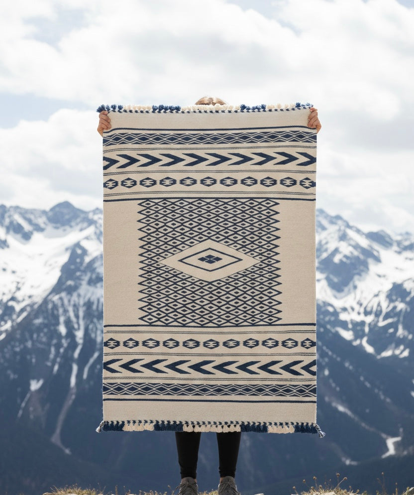 Blue Indigo Kilim Rugs