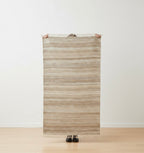Earth-Toned Jute Fringe Rug