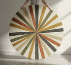 The Sunburst Spoke Round Rugs