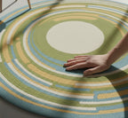 Lichen Ring Path Round Rugs