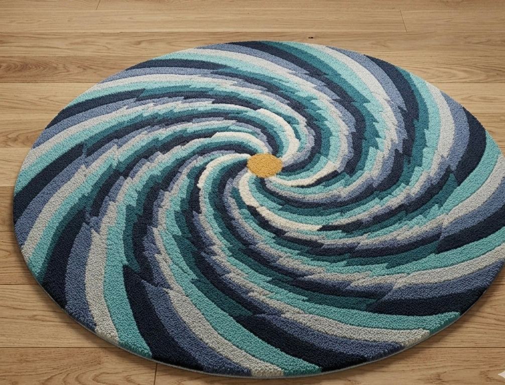 Chlorophyll Spin Round Rugs