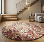 Rose Quartz Round Rugs
