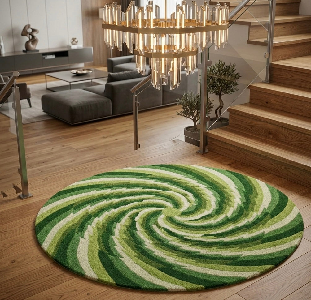 The Forest’s Eye Round Rugs