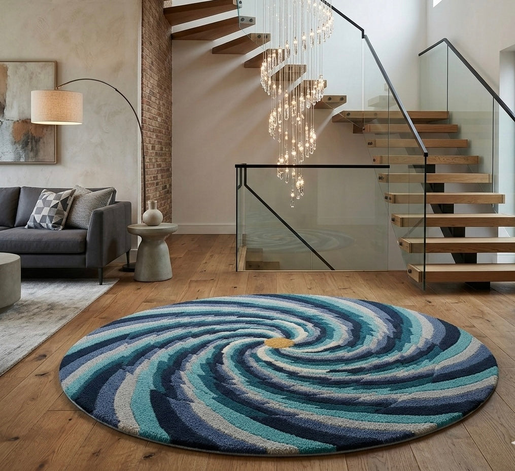 Chlorophyll Spin Round Rugs