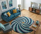 Chlorophyll Spin Round Rugs