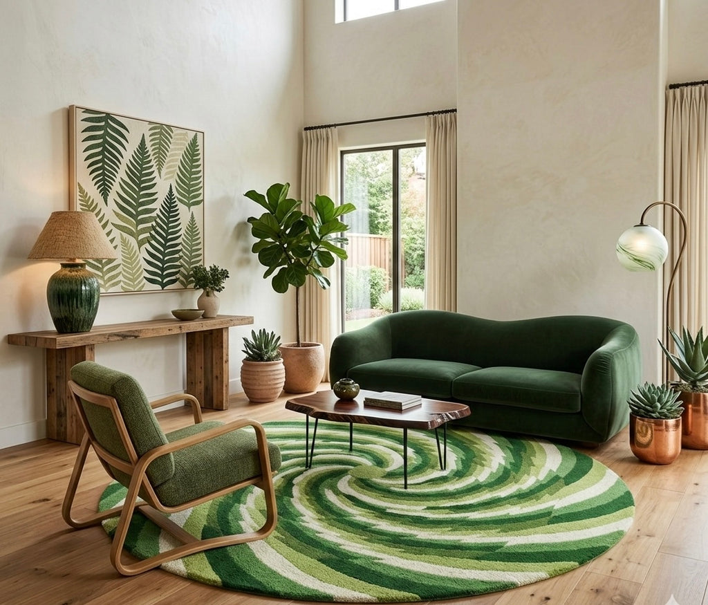 The Forest’s Eye Round Rugs