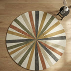 The Sunburst Spoke Round Rugs