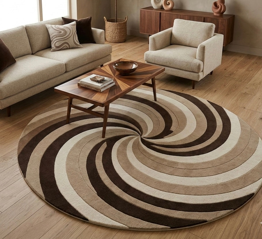 Coastal Drift Round Rugs