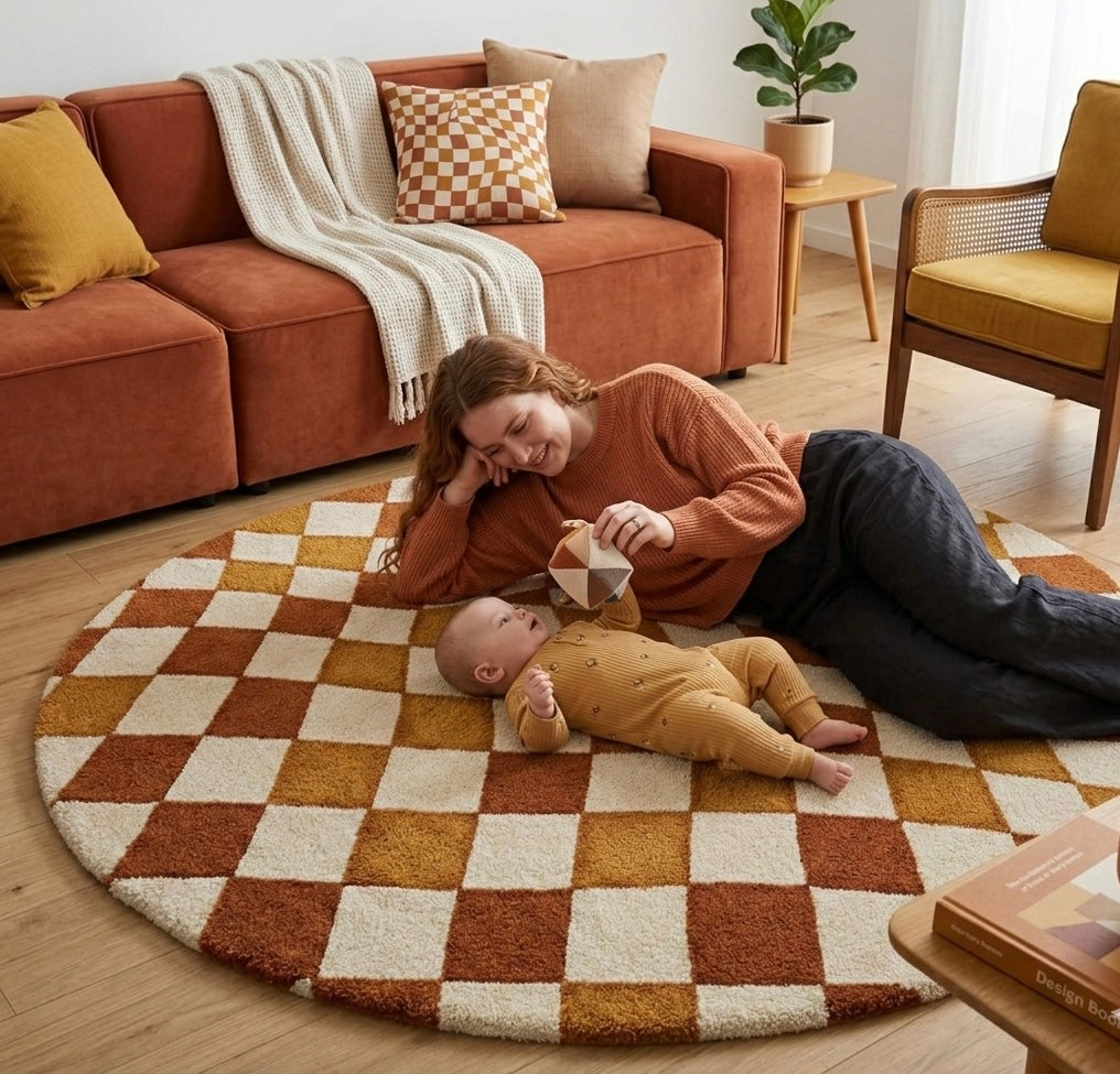 Watch Your Step Round Rugs