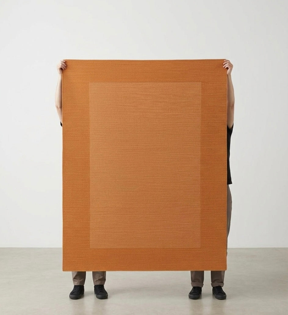 Terracotta Border Rug