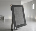 Slate & Ash Border Area Rugs