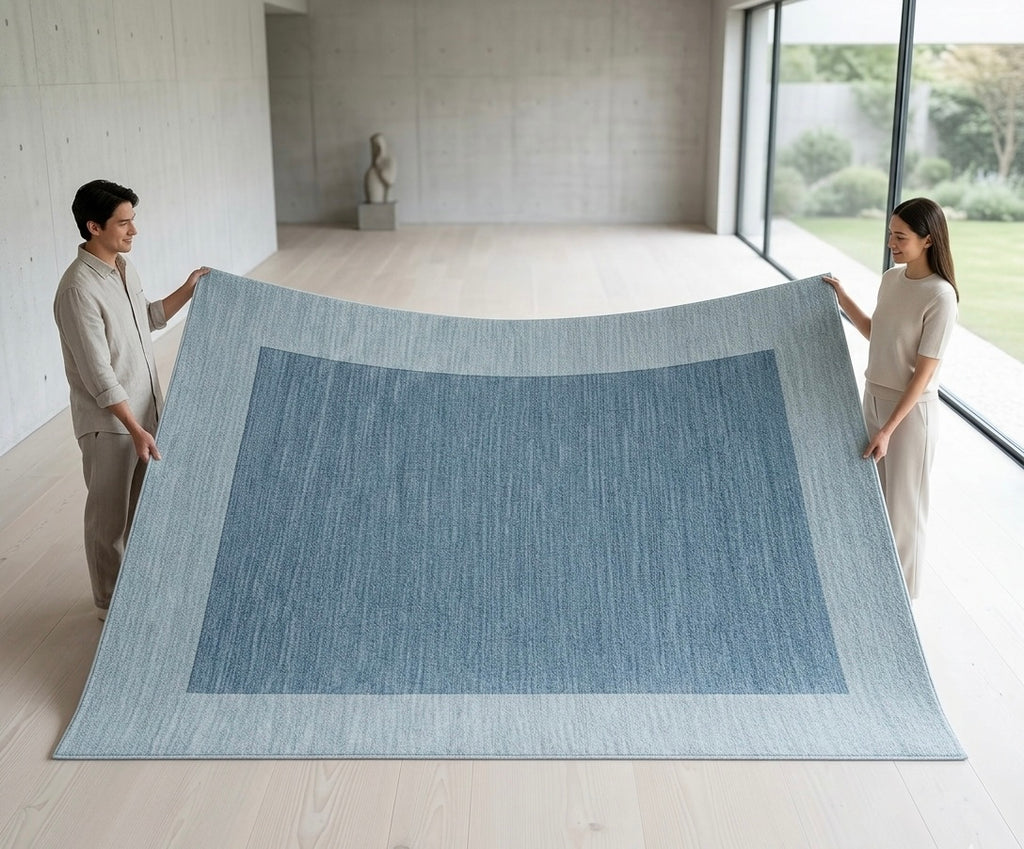 The Blue Border Handtufted Rugs