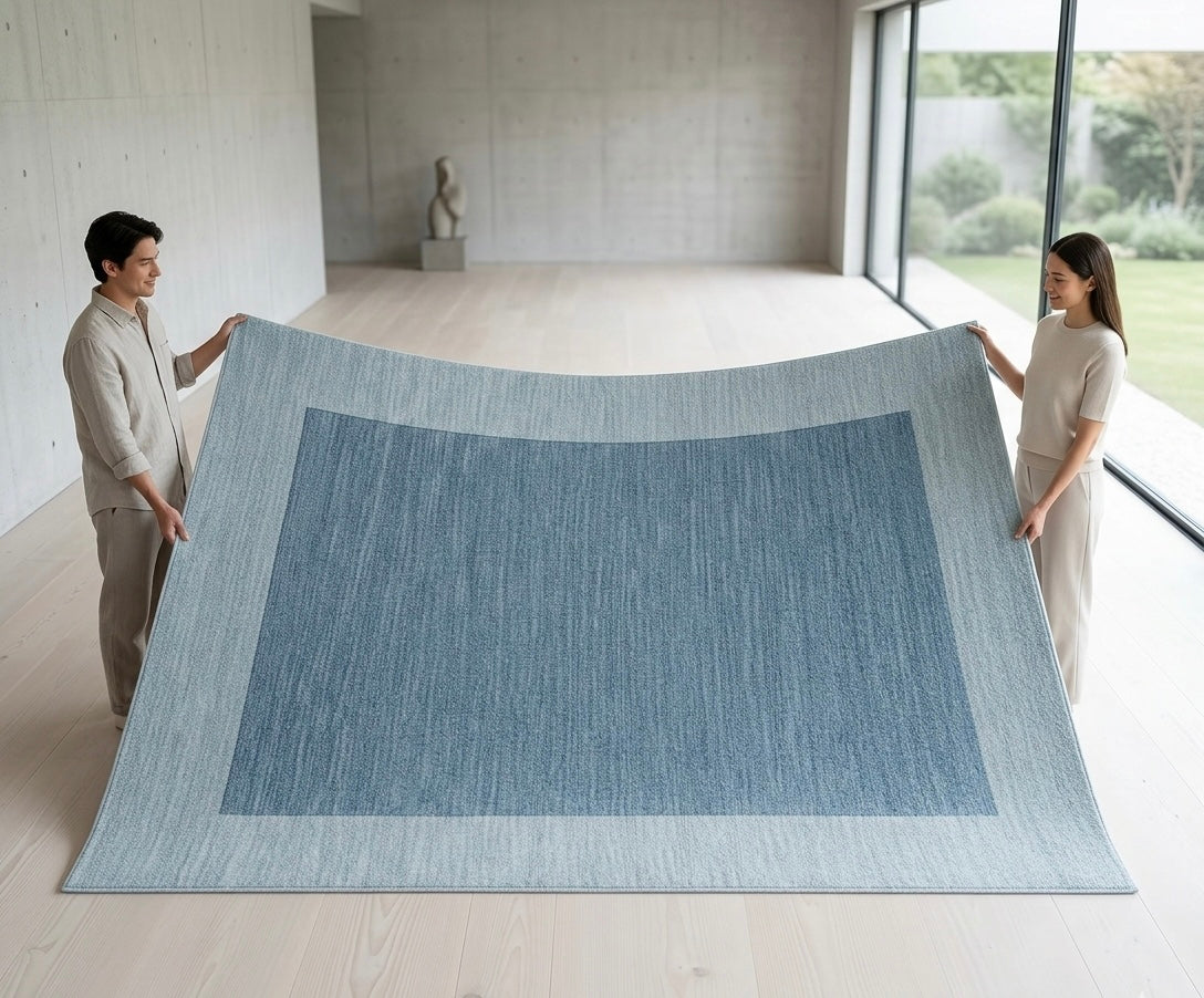 The Blue Border Handtufted Rugs