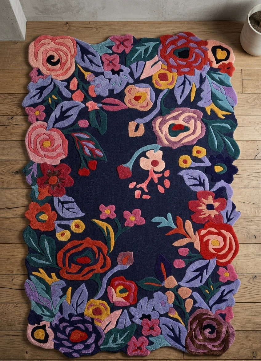 Wildflower Scallop Irregular Rugs