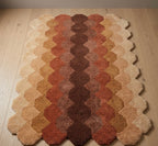 The Honeycomb Ombré Irregular Rugs