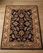 Ornate Midnight Bloom Handtufted Rugs