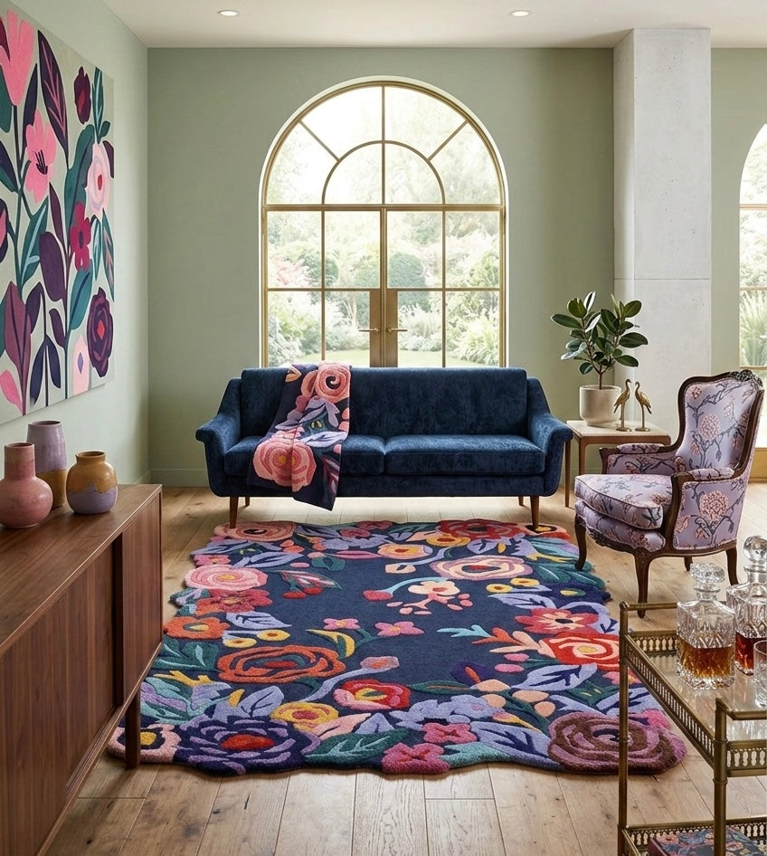 Wildflower Scallop Irregular Rugs