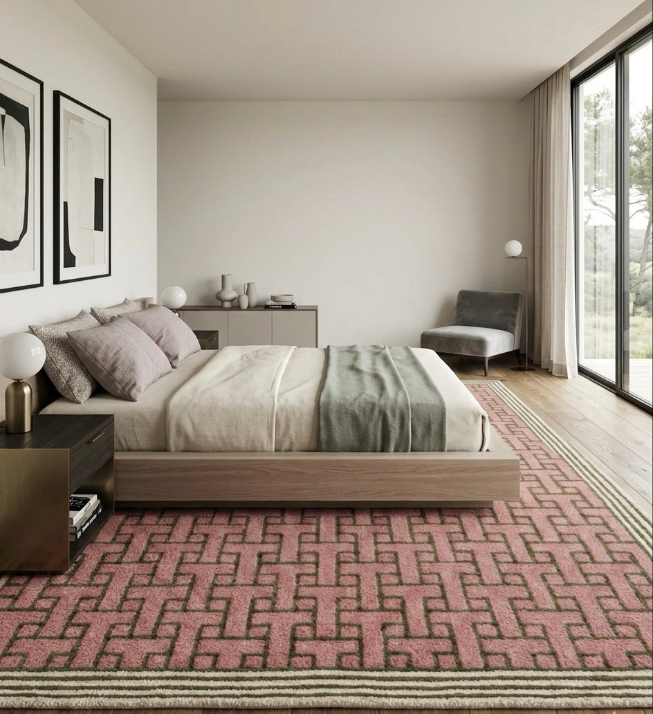Geometric T-Link Handtufted Rugs