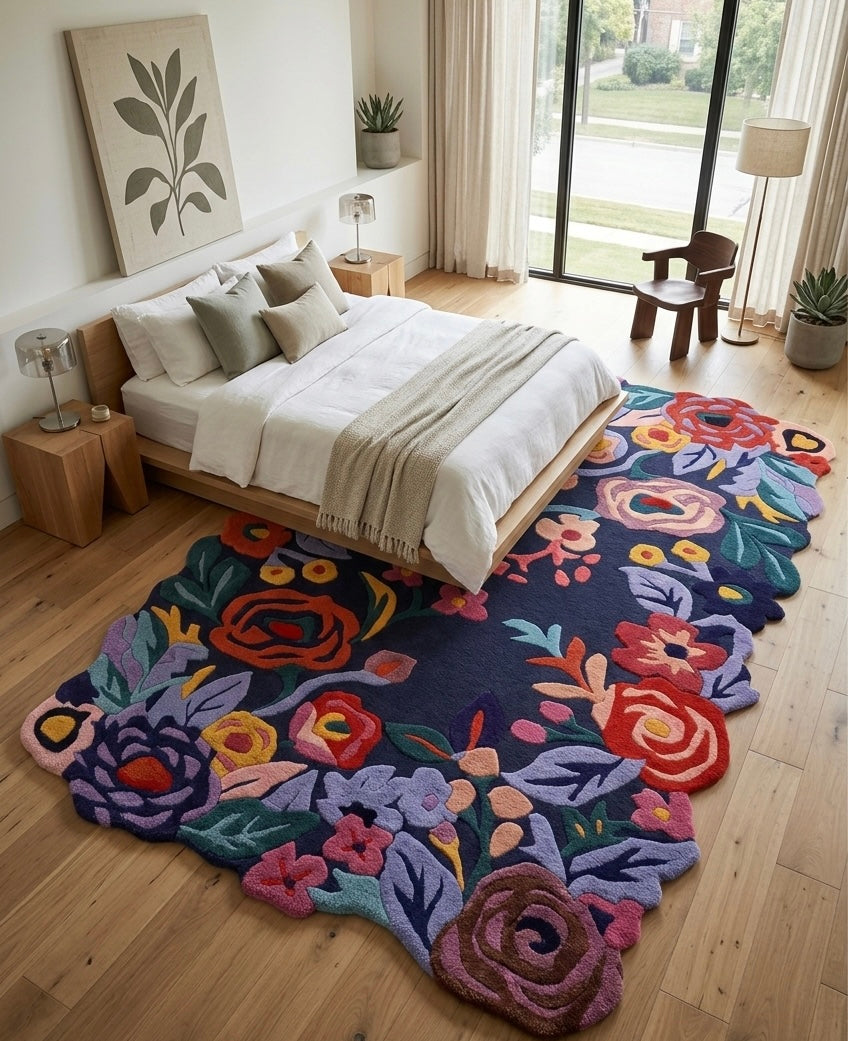 Wildflower Scallop Irregular Rugs
