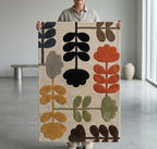 Earth-Tone Flora Handtufted Rugs