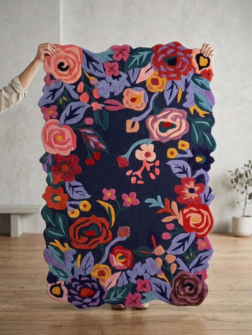 Wildflower Scallop Irregular Rugs