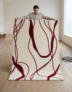 Crimson Currents Handtufted Rugs