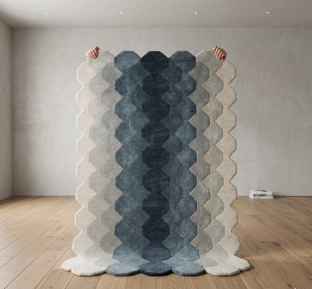 Cobblestone Slate Handtufted Rugs