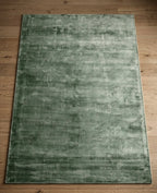 Sage Green Viscose Handtufted Rugs